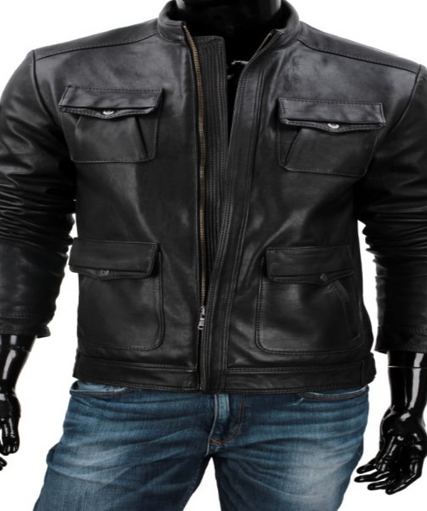 Mens Biker Jacket