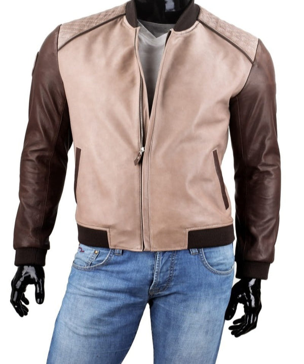 The Two-Tone Suede and Real Leather Jacket