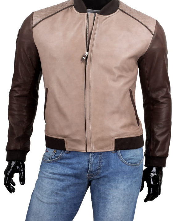 The Two-Tone Suede and Real Leather Jacket